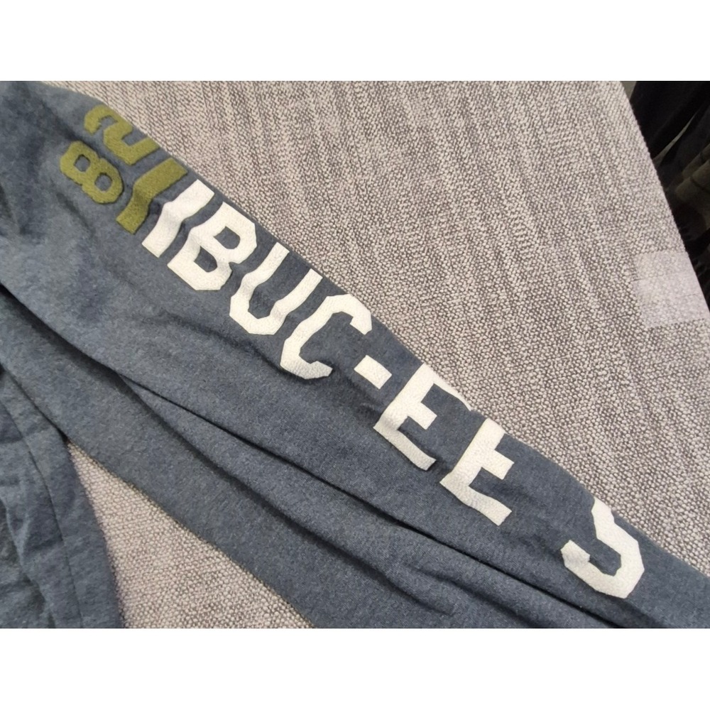 Buc-ee's men's grayish blue long sleeve 2 sided graphic t-shirt XL Original - Picture 4 of 10